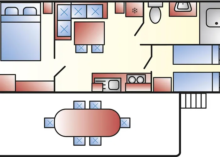 مكان تخييم Albatross Mobile Homes On Cala Canyelles يوريت دي مار